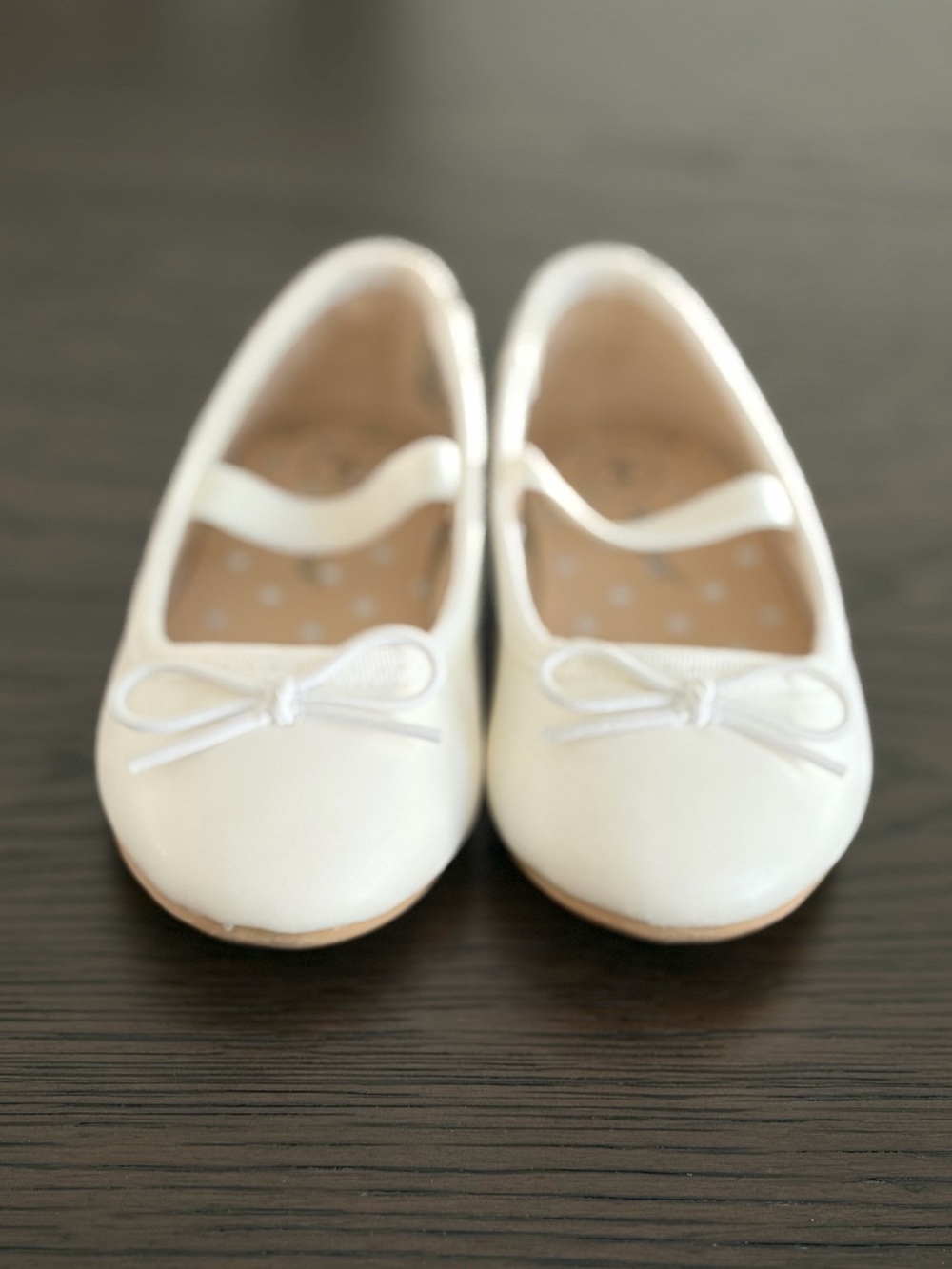 Cat & Jack Nora 2.0 Classic Ballet Flats in White (6T) - Picture 6 of 9